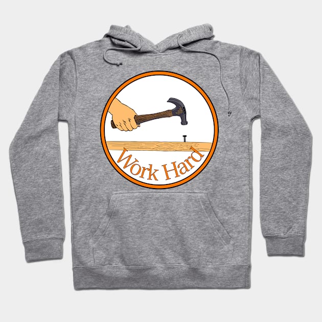 Hard Work Hoodie by Sweetblod